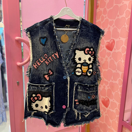Tasarım hello kitty yelek