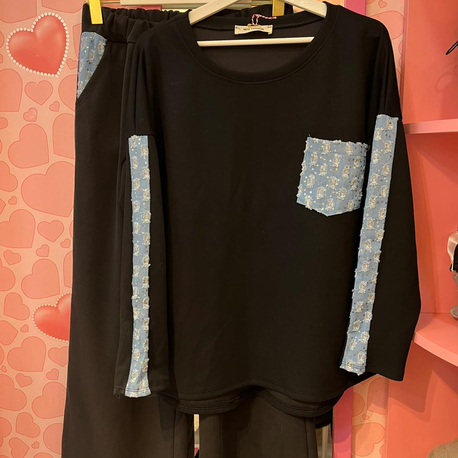 Pul detaylı ikili takım