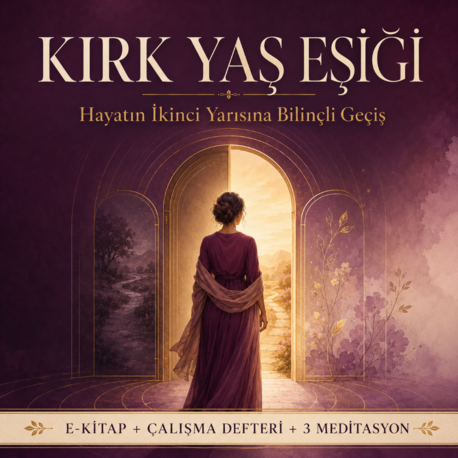 Kırk Yaş Eşiği: Hayatın İkinci Yarı - E-Kitap + Çalışma Defteri + 3 Meditasyon