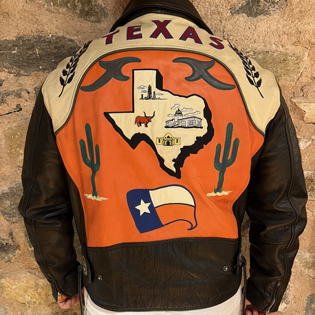Avirex Texas Western Rider Deri Ceket