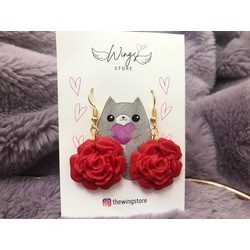 Romance Red Küpe