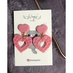 Heart Hoop Küpe