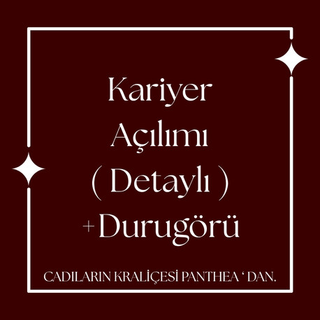 Kariyer Açılımı ( Detaylı ) +Durugörü