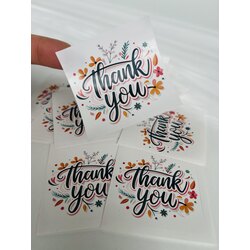 Thank You Sticker