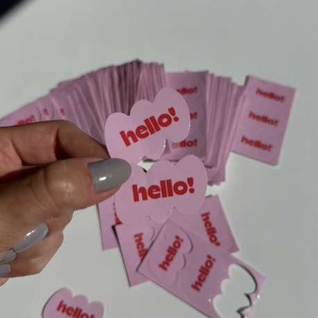 Hello Sticker