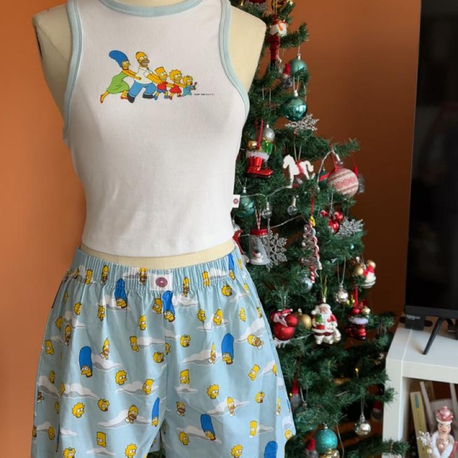 Simpson Şortlu Takım