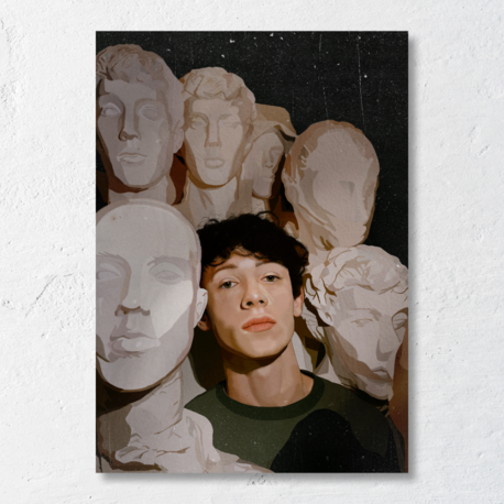 Soren Cendre - Fuir ma peau Art Print