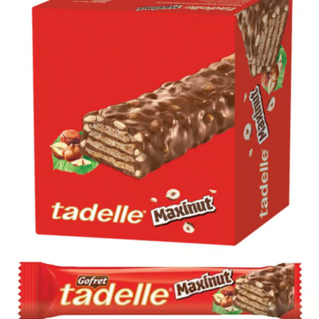 Tadelle Maxinut Gofret 30 gr Fındıklı Granül Bar X 20'li Paket