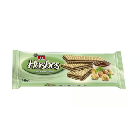 Eti Hoşbeş Fındık Kremalı Gofret 142g (20'li)