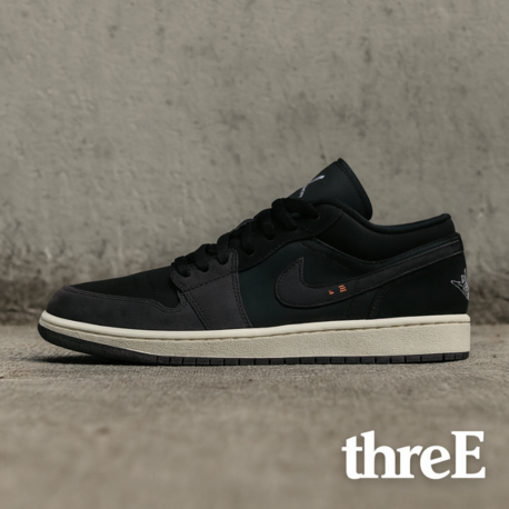 NIKE AIR JORDAN 1 LOW CRAFT INSIDE OUT BLACK