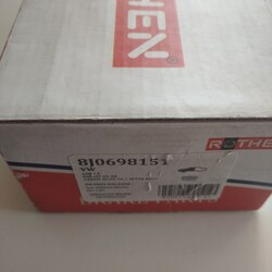 Fren Balata Tk Ön Rothen 8J0698151 Skoda Seat Vw