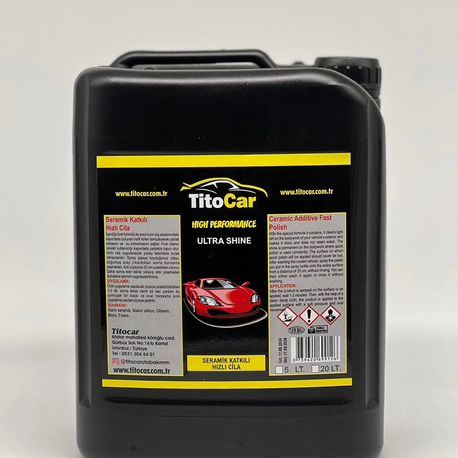 TitoCar Seramik Katkılı Hızlı Cila 5 litre