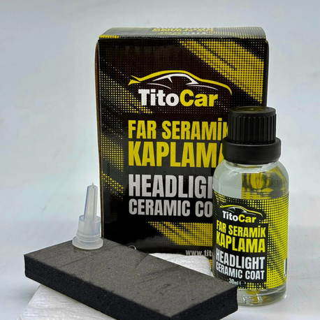 TitoCar Headlıght Ceramıc Coat Far Seramik Kaplama 50ml