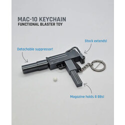 Boncuk Tabancası Anahtarlık - Uzi MAC10