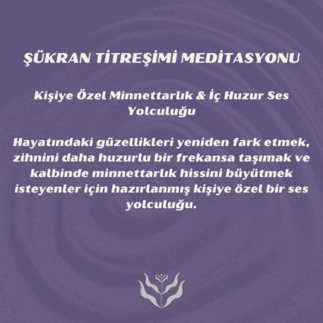 Şükran Titreşimi Meditasyonu