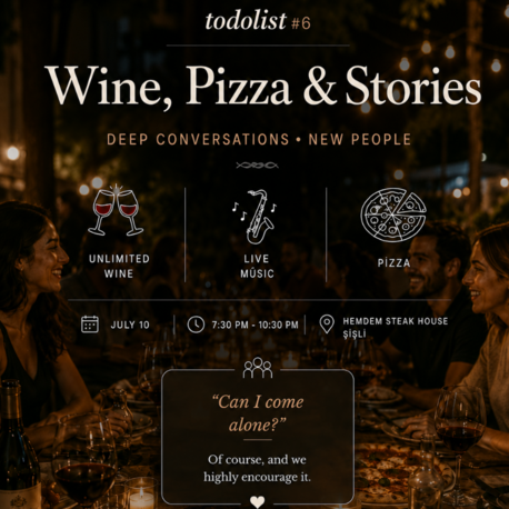 Wine, Pizza & Stories