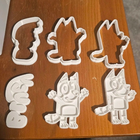 Bluey Cookie Cutter Seti