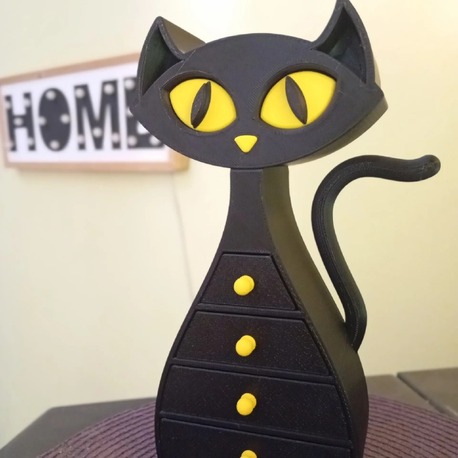 Kedi Mücevher Kutusu 25cm