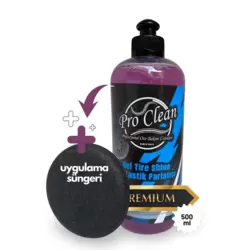 Lastik Parlatıcı Jel Premium 500ML Sünger Hediye