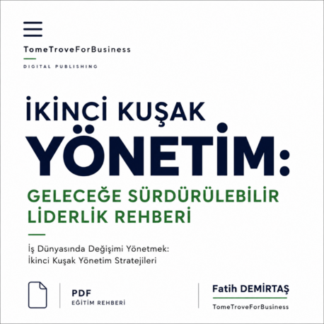 İKİNCİ KUŞAK YÖNETİM: GELECEĞE SÜRDÜRÜLEBİLİR LİDERLİK REHBERİ
