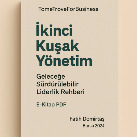İKİNCİ KUŞAK YÖNETİM: GELECEĞE SÜRDÜRÜLEBİLİR LİDERLİK REHBERİ