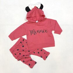 minnie kapüşonlu tk, nar çiçeği, 4025