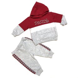 paris unisex tk, kırmızı-gri, 3249
