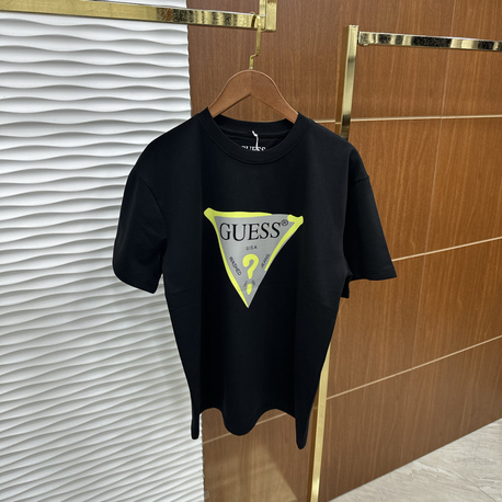 GUESS Baskılı İthal Siyah Tişört