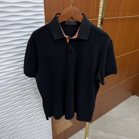 ETRO Siyah İthal Polo Yaka İç Yaka Detaylı