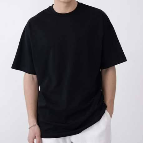 Siyah oversize T-shirt 