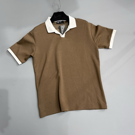 Sütlü kahve polo yaka 