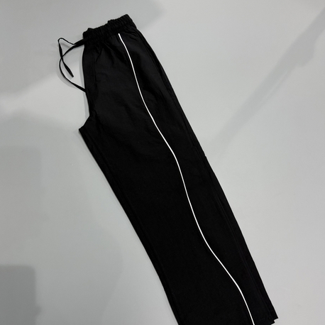 Siyah baggy paraşüt kumaş 