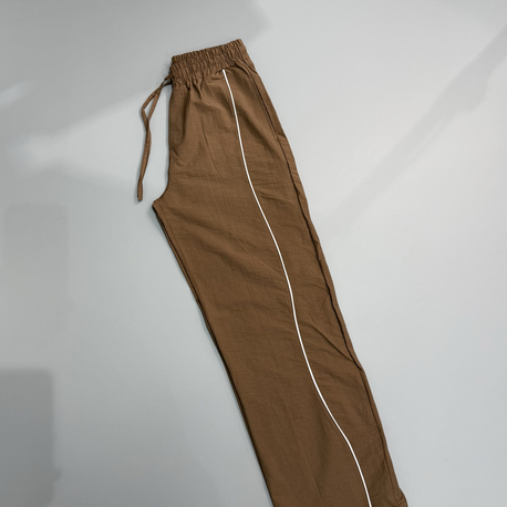 Kahverengi baggy paraşüt kumaş 