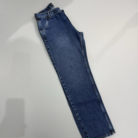 Koyu mavi baggy jean 