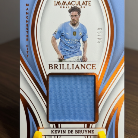 Kevin De Bruyne  2023-24 Panini Immaculate /99 Forma Parçalı Kart