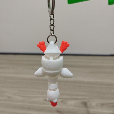 Beyaz Ördek - 3D Hareketli Anahtarlık