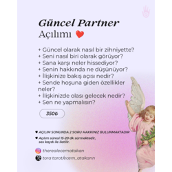 Güncel Partner Tarot Açılımı ❤️