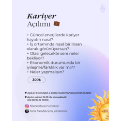 Kariyer Tarot Açılımı 