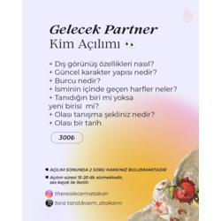 Gelecek Partner Kim Tarot Açılımı ❤️
