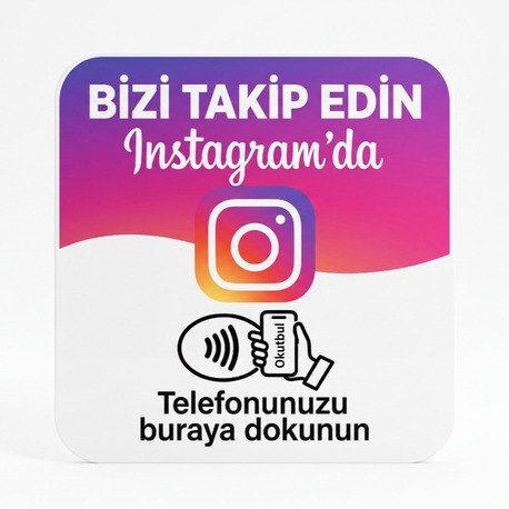 Touchify | Instagram NFC Kartı - 10'lu Avantaj Paketi (Çoklu Şube & Masa Çözümü)