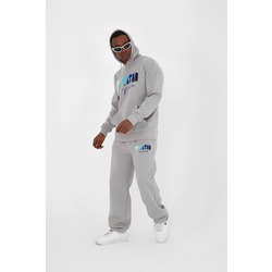 Trapstar Baskili Kanguru Cep Kapüşonlu Hoodie