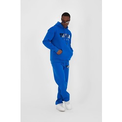 Trapstar Baskili Kanguru Cep Kapüşonlu Hoodie