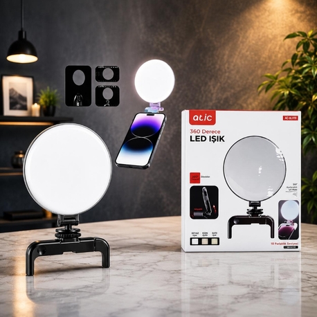 360 DÖNERLİ TELEFON SELFİE IŞIĞI (BLV 19)