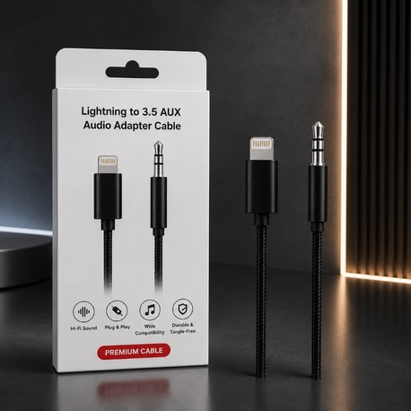 LİGHTNİNG TO 3.5 MM AUX KABLO (GL060)