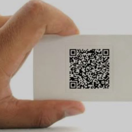 QR KODLU BASKILI KART 