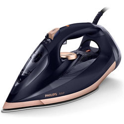 Philips Azur Buharlı Ütü, Dikey Buhar Püskürtme, Hızlı Kireç Çözme Sistemi, 300 mL Hazne, 3000 W, Si