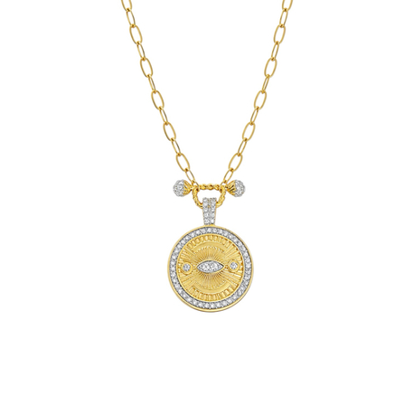 Plaka Eye Gold Kolye