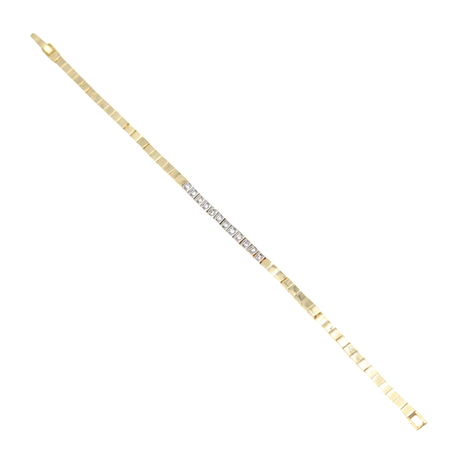 14K Gold Zirkon Bileklik