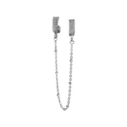 İkili Silver Sallantılı Küpe
