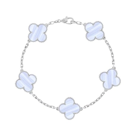 VC İthal Kalsedon Silver Bileklik